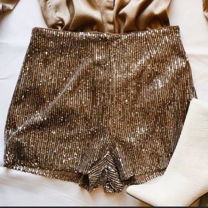 Sequin shorts